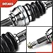 A-Premium CV Axle Shaft Assembly Compatible with Lexus IS250 2006-2009 GS300 2006 Rear Driver Side