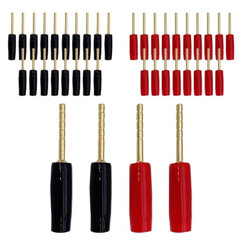 Fiches de haut-parleur banane 2mm pour installer facilement votre home cinéma de salon