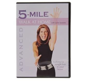 DVD Leslie Sansone In-Home Walking 5 Mile Walk DVD Book