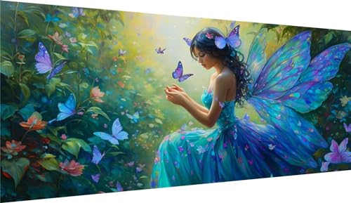 5D papillon diamond painting kit complet pour apaiser le stress et decorer sa maison en XXL