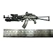 1/6 Scale AK74 Assault Rifle Tactical Gun w/Grenade Launcher Fit for 12