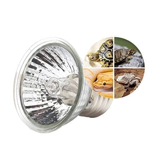 AquaNature® Turtle Reptile UVB Ultraviolet Basking Heat Light Bulb Combo, UVA | UVB 3.0 220-240v Halogen Lamp for Turtle, Tortoise, Aquarium, Terrarium, Heat Lamp, UV Light (50w)