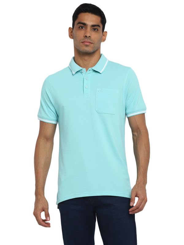 Image of AMERICAN CREW Men's Polo Collar T-Shirt with Pocket, Combo Pack of 2