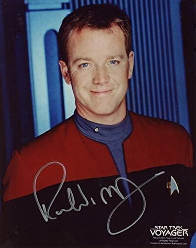 ROBERT DUNCAN MCNEILL SIGNED 8x10 PHOTO TOM PARIS STAR TREK VOYAGER BECKETT BAS