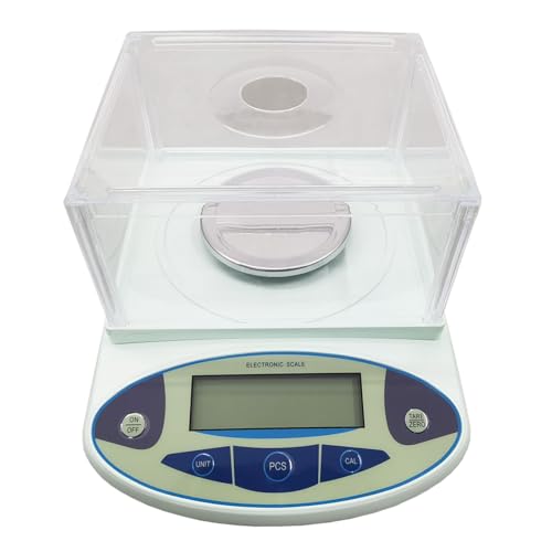 HQHAOTWU Lab Scale 500gx0.001g High Precision Electronic Analytical Balance 0.001g Digital Scientific Lab Electronic Scale for Weighing Jewelry, Laboratory, Kitchen -  DX056807