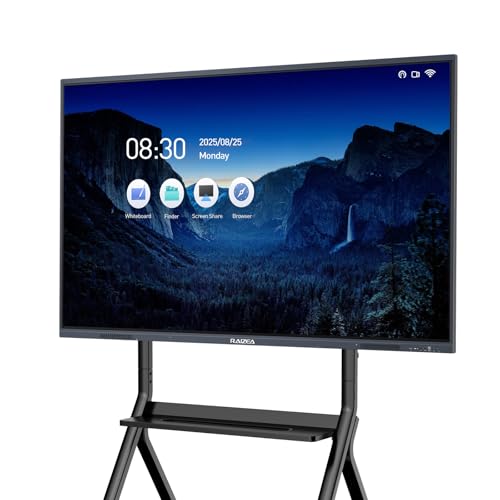 RAIZEA Smart Board 55 inch Interactive Whiteboard Display 4K UHD Touchscreen Digital Electronic Whiteboard for Home Office Classroom Presentation, Writing, Coaching(Board & Wall Mount Included)
