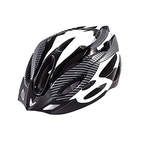 Casco de bicicleta para tus rutas de montaña y ciclismo de carretera con diseño ligero blanco