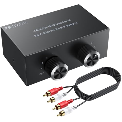Sélecteur de source audio PROZOR pour basculer facilement entre votre PC et votre console