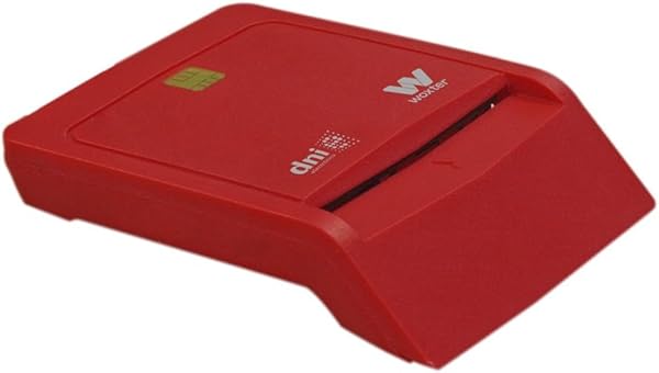 Woxter Lector DNI Electrónico Rojo - Lector de DNI Electrónico Inteligente, DNI 3.0 y 4.0, Plug & Play, Compatible con PC y Mac - 3