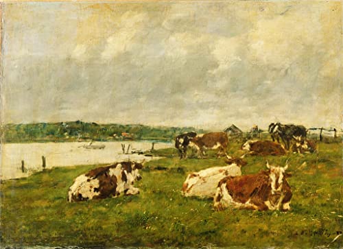Art mural d'exception avec l'affiche Boudin Vallée de la Touques