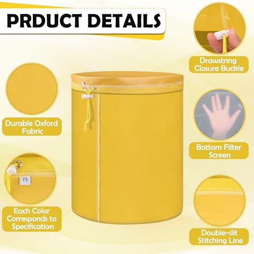 Solaradgy 8 Pack 5 Gallon Mesh Bags