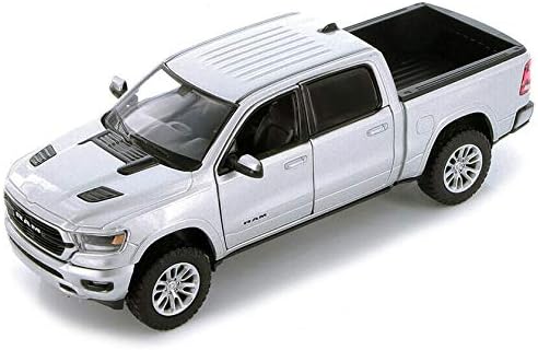 Miniatura 2 de Motormax 79357 - Camión camioneta RAM 1500 Laramie Crew Cab Silver 124
