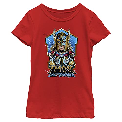 T-shirt Marvel Thor rouge à offrir pour l'anniversaire d'une fille XS