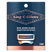 Gillette Neck Razor Blades, 3 Count