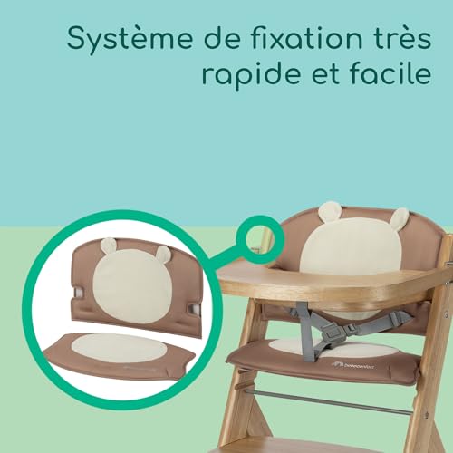 Coussin Bebeconfort Timba 2 extra-moelleux lavable en machine pour chaise haute - 6