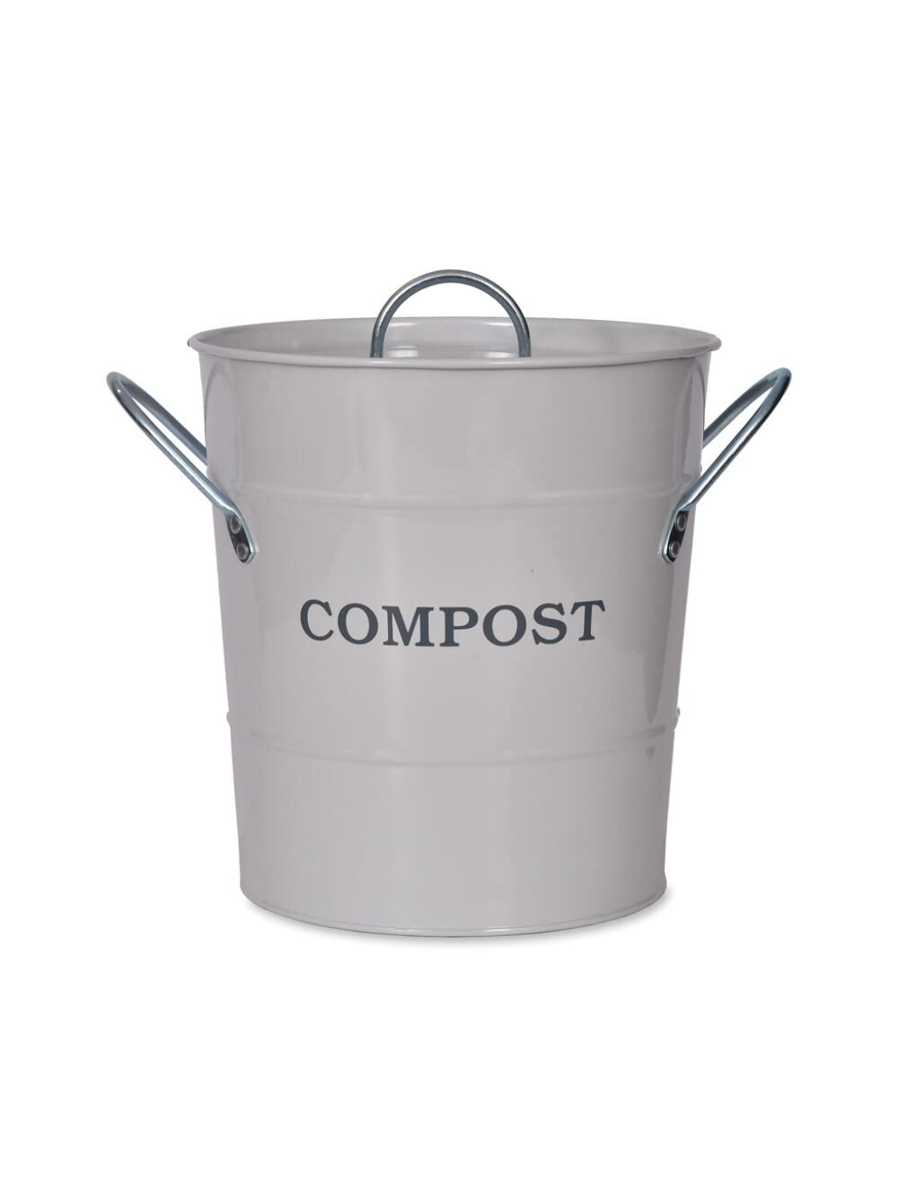 Garden Trading - Cubo de composta, Acero con Recubrimiento de Polvo, Tiza, Talla única