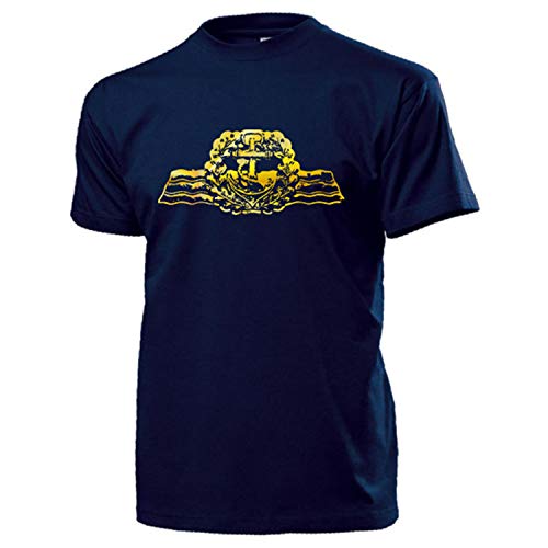 T-shirt Marine résistant bleu XXL insigne marin BW pour coupe ample homme