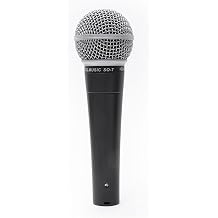 COOLMUSIC SO-7 Cardioid Dynamic Vocal Microphone, Storage Bag, 5M XLR Plug Cable Included