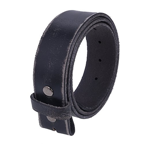 Image of Gelante Genuine Full Grain Leather Belt Strap without Belt Buckle