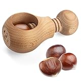 ECtury Kastanienhalter, Herbst Basteln Kinder, Kastanien Bastelset, 11 x 6 cm Kastanienhalter mit Schraubmechanismus, Basteln mit Kindern