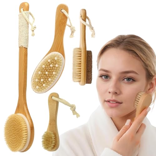 4pcs Brosse à brossage à sec