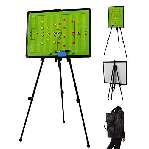 Wgwioo Football Magnetic Tactic Coaching Board, Foldable Soccer Strategy Board With Display Stand, Carry Bag, Marker Pen And Magnets, 60 X 45Cm #TOP11
