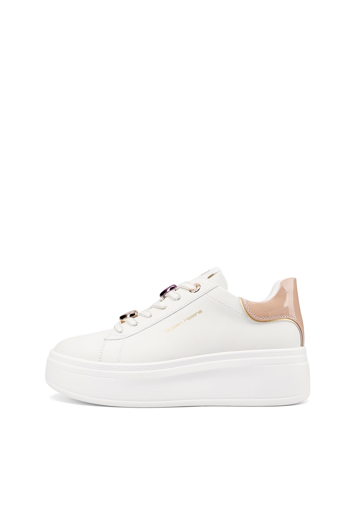 QUEEN HELENA Sneakers Alte Platform Donna X34-14
