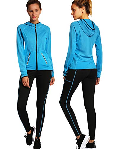 Active Wear Sets for Women -Workout Clothes Gym Wear TracksuitsYoga Jogging Track Outfit Legging Jacket 2 Pieces Set
