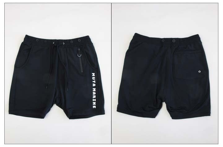 ムータ）Muta muta MARINE ラッシュショートパンツ サイドロゴ Safari