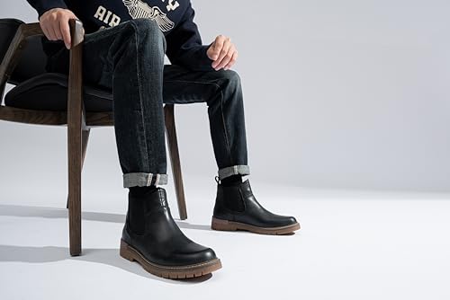 Image of Jousen Chelsea Boots Casual Slip On Ankle Waterproof Mens Boots