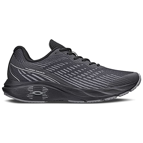 Under Armour Charged Levity Tênis de Corrida, Masculino e Feminino, Preto/Cinza, 43