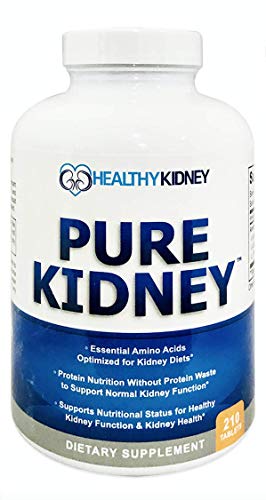 Pure Kidney Health Supplement and Renal Diet Cookbook for Rejuvenation, Low Protein Diet and Kidney Supplement. Kidney Diet Book Renal Supplement 210 Pills