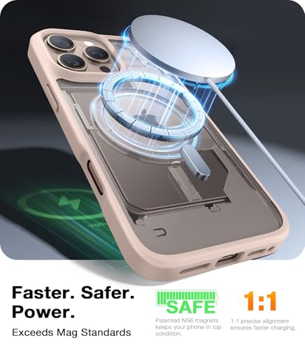Image of TORRAS Magnetic Shockproof for iPhone 16 Pro Max Case, Fit for MagSafe
