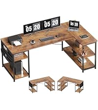 Amazon | YeTom l字デスク ゲーミングデスク デスク 幅150cm pcデスク