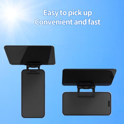 YuJianShengHong Phone Sun Shade, Universal Adjustable Phone Shade Umbrella, Outdoor Anti-Glare Anti-Reflection Phone Sunshade Stand Sun Visor - Thumbnail 3