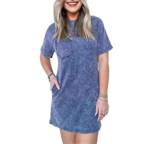 Robe courte d'été pour femmes CFWSHJ ample et décontractée