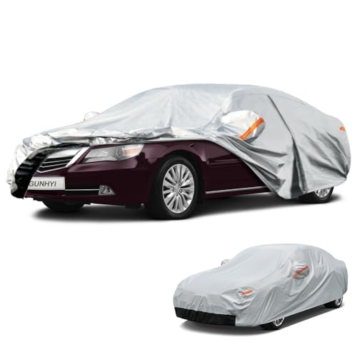 Image of GUNHYI 6 Layer Car Cover Custom Fit Acura RLX (2013-2026) Waterproof All Weather, Heavy Duty Outdoor Snow Sun Rain Uv Protection (Ships from US Warehouse, Delivery 3-8 Days)