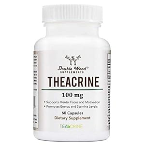 Double Wood Supplements Theacrine (Teacrine) – Energy and Exercise Stamina Supplement – 100 Mg – 60 Capsules (Made and…