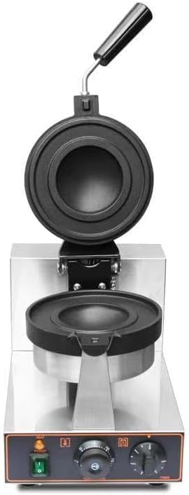 110V Commercial Home Burger Maker Machine 1300W Electric Hamburger Sandwich Waffle Maker 180° Rotating with Non-stick Baking Tray Machine