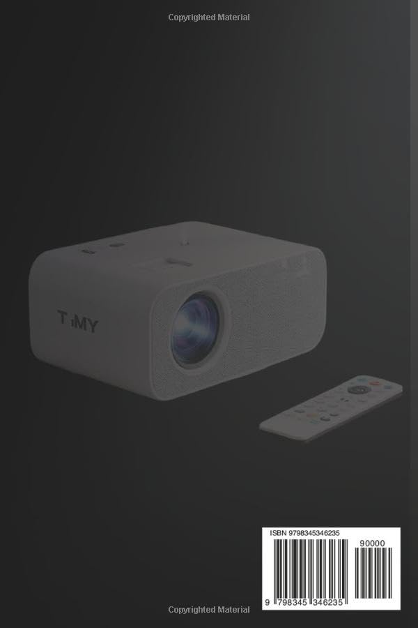 TMY Mini Projector Side View with Remote
