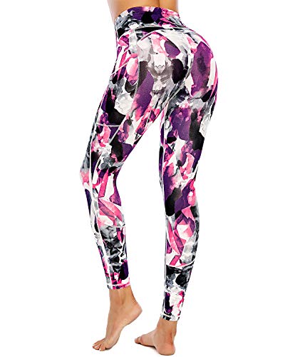 FAFAIR Womens Leggings High Waisted Workout Pants with Pockets Jogger Yoga Jogger Pants Bangkok M