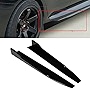 ZSPART Side Skirt ABS Fits for Most Cars Universal Side Skirt Rocker Panel Lip Spoiler Extension Splitter Side Diffuser Body Kits