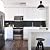 Kieacia 10 Sheet Peel and Stick Kitchen Backsplash Tiles, Black PVC Self-Adhesive Hexagonal Mosaic Tiles for Kitchen Bathroom Vanity Tabletop Fireplace