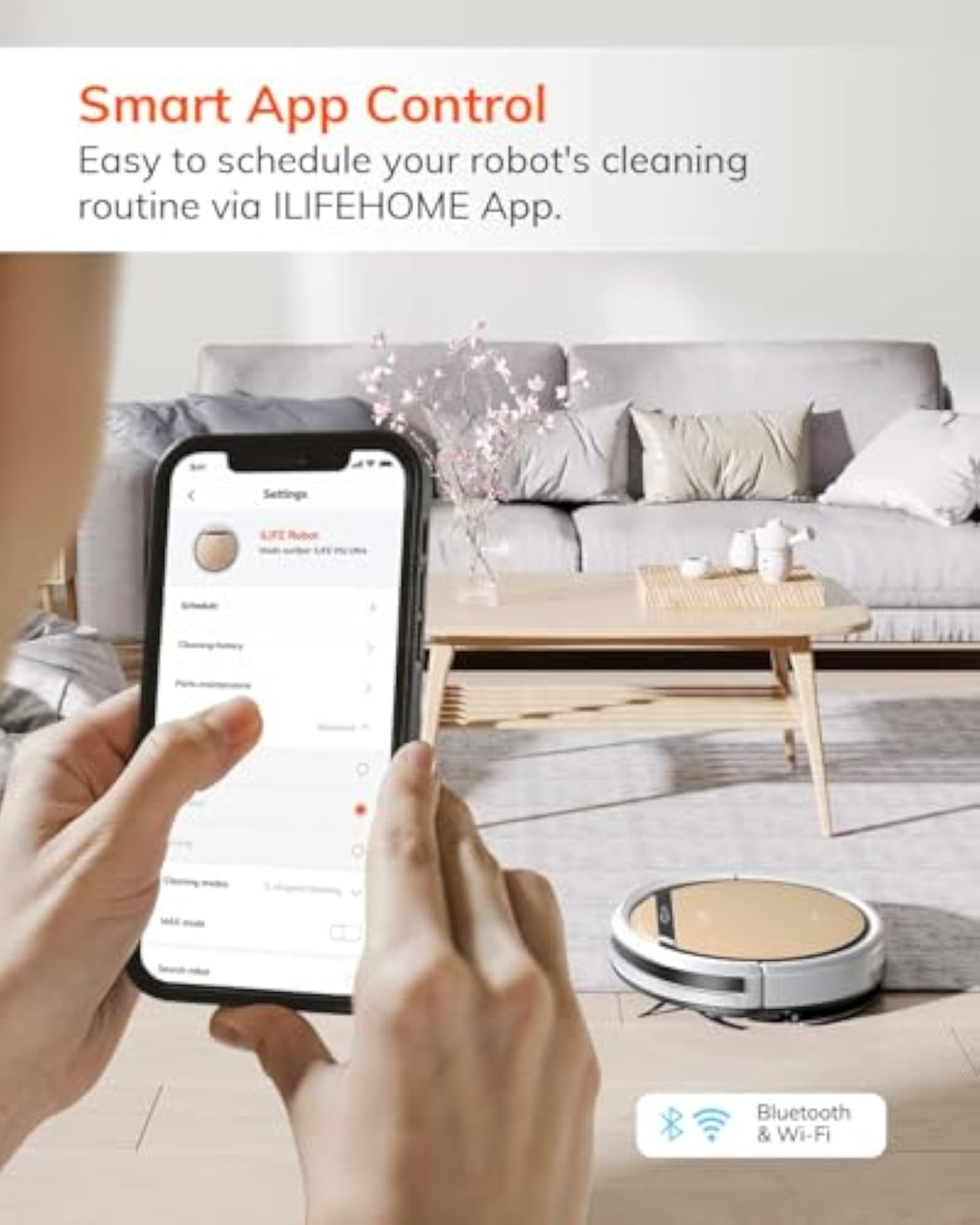 V5s Ultra Robot Vacuum and Mop with Strong Suction