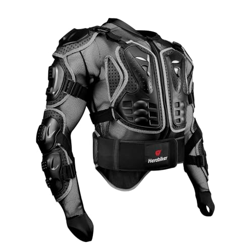 HEROBIKER Motorcycle Full Body Armor Jacket spine chest protection gear Motocross Motos Protector Motorcycle Jacket 2 Styles