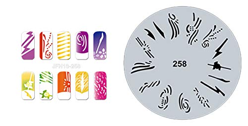 Pochoir nail art Aérographe JFH013-258