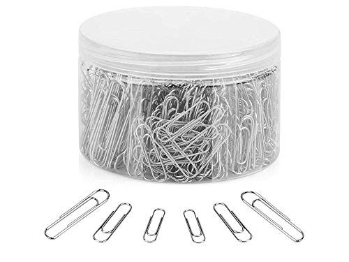 700 Pieces Paper Clips, Jumbo Medium Small Sizes Silver Paperclips,Assored Size For Office School Document Organizing (28Mm, 33Mm, 50Mm) #TOP15