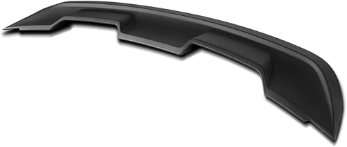Spec-D Tuning Alerón trasero de maletero ABS estilo GT500 negro mate para modelos Ford Mustang 2015-2022