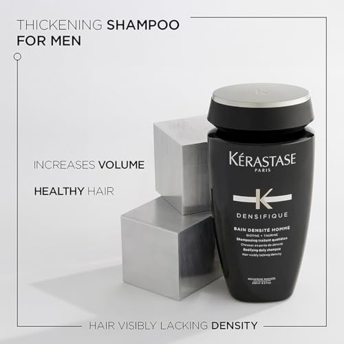 Image of Kerastase Densifique Densite Homme Shampoo for Men 250ml | For Thin Hair | Thickening Formula | Volumizing | Infused with Biotin and Taurine