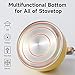 ROCKURWOK Tea Kettle, Tea Pot with Cool Touch Ergonomic Handle, Teapot Food Grade Stainless Steel, Tea Kettle Stovetop, Kettle Teapot, Whistling Tea Kettle, Tea Pot, 2.7 Quart (Yellow)